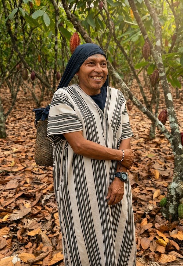 Fernando Sánchez Pérez, a cacao farmer